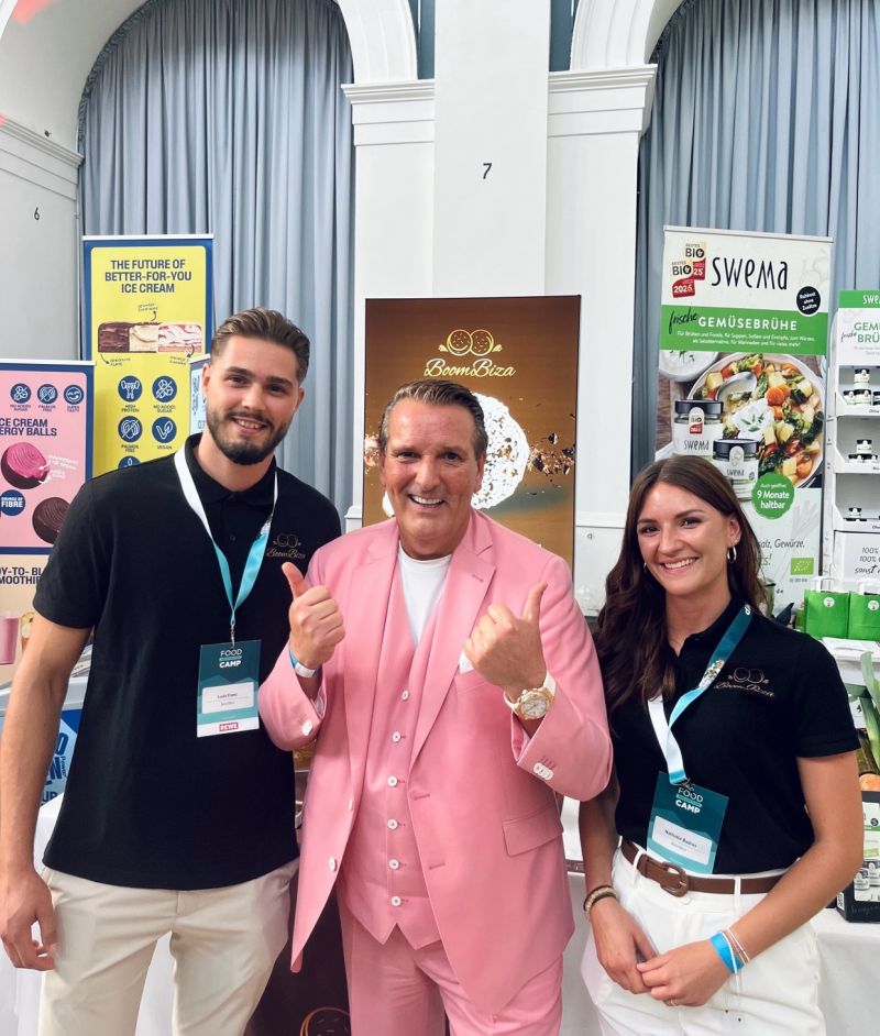 BoomBiza auf dem Food Innovation Camp 2026 – Erfolgreicher Messeauftritt mit wertvollen Kontakten und einem Treffen mit Ralf Dümmel