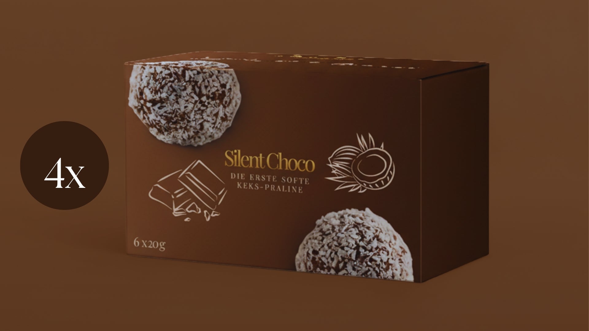 Choco Lover Box 4 x 6er Box | Silent Choco